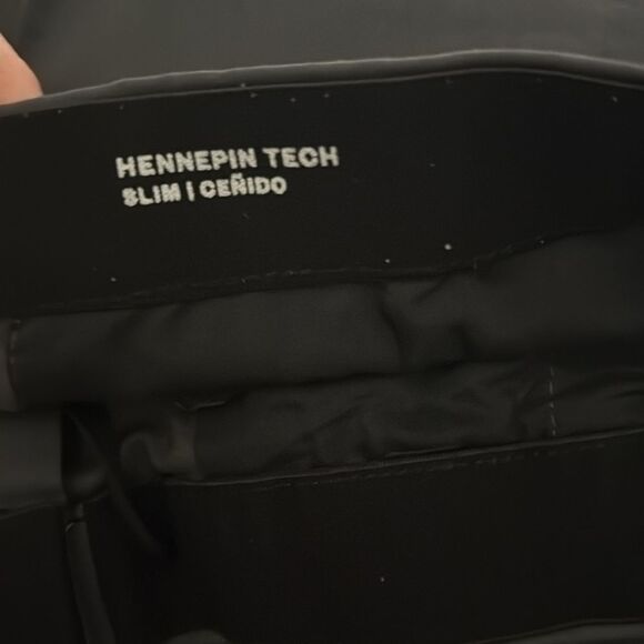 Goodfellow HENNEPIN TECH slim pants wrinkle resist charcoal grey - Picture 5 of 7